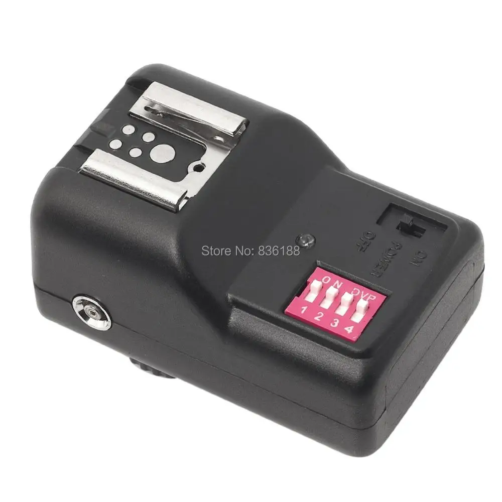 JINTU PT-16 16 Channel Wireless Remote Camera Flash Trigger W/2 Receiver for NIKON D3200 D7500 D5500 D5600 D3400 D90 D80 D60