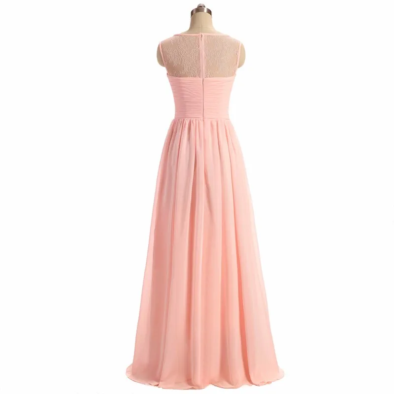 Frauen Licht Rosa Brautjungfer Kleid 2020 vestido de la dama de honor Party Kleid Hochzeit Prom Kleid für Brautjungfer