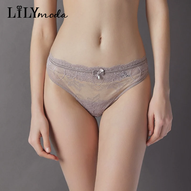 New Women Sexy T back Thongs Panties Seamless Soft Transparent Lace Briefs Sexy T pants panty Ladies Hot Lingerie Soft Underwear