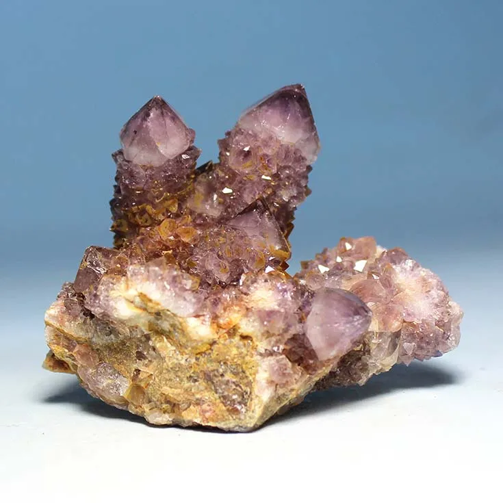 African imports of foreign natural cactus amethyst crystal amethyst teaching quality mineral specimens Kistler