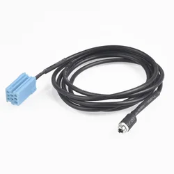 AUX in cavo di ingresso Audio femmina adattatore Jack da 3.5MM per VW Passat B5 POLO Bora Jetta per lettore mp3 CD Audi