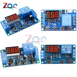 DC 5V/12V LED Digital Display Home Automation Delay Relay Trigger Time Circuit Timer Control Cycle Adjustable Switch Module