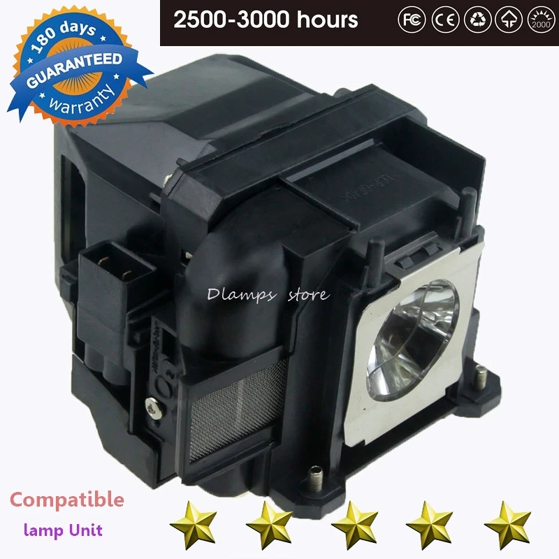 Replacement ELPLP88 V13H010L88 for EPSON Powerlite S27 EB-S04 EB-945H EB-955WH EB-965H EB-98H EB-S31 Projectors