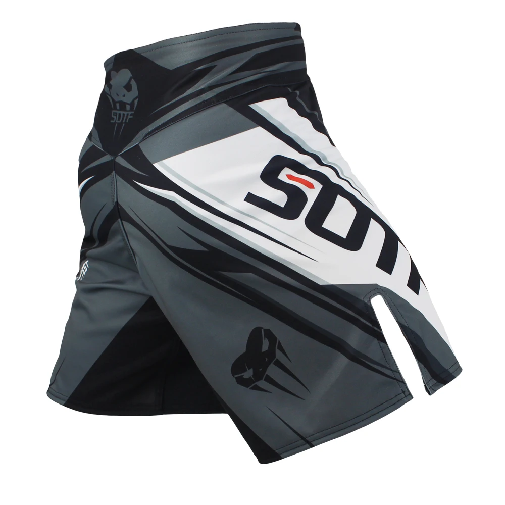 Sotf mma adultos cobra venenosa geométrica tigre muay thai boxing shorts mma roupas de boxe shorts luta sanda