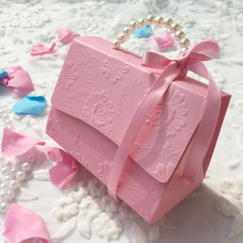 RMTPT 20pcs/lot Portable Party Wedding Favor Candy Boxes Baby Shower Gift Bag DIY creative candy box Romantic mariage