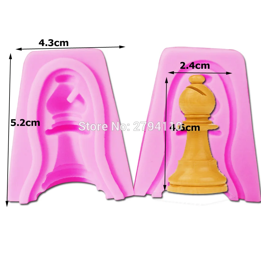 International Chess 3D Candle Soy Wax Mould Scented Soap Handmade Silicone Mold Plaster Resin Clay Diy Craft Home Decorac106-3