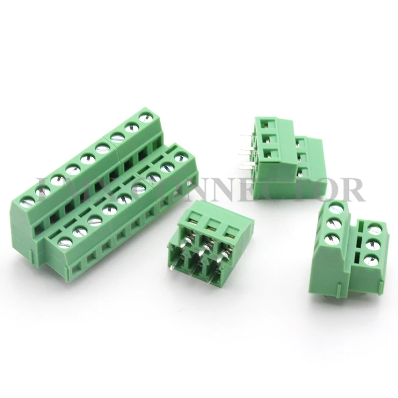 20PCS KF127A-5.08mm 2P/3P Screw PCB Double Layer Terminals Blocks  High-Low  Splicing Terminals