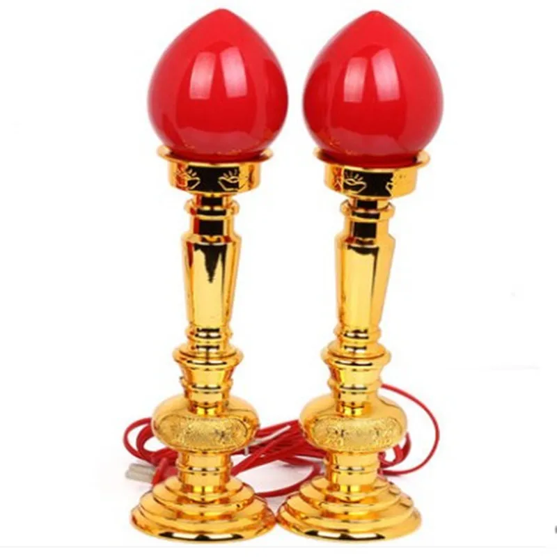 Free shipping gods for candle light Pray candlestick Electric candle lamp electric candles  Buddha lamp Buddhist temple supplies