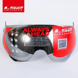 LS2 airflow helmet shield transparent silver black colorful replace face lens visor only suit for LS2 OF562 helmet
