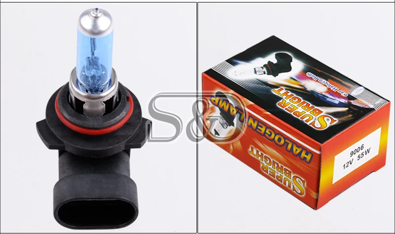 9006 HB4 55W Halogen Bulbs super white Headlights fog lights drl leds Car Light Source parking auto lamp 6000K 12V