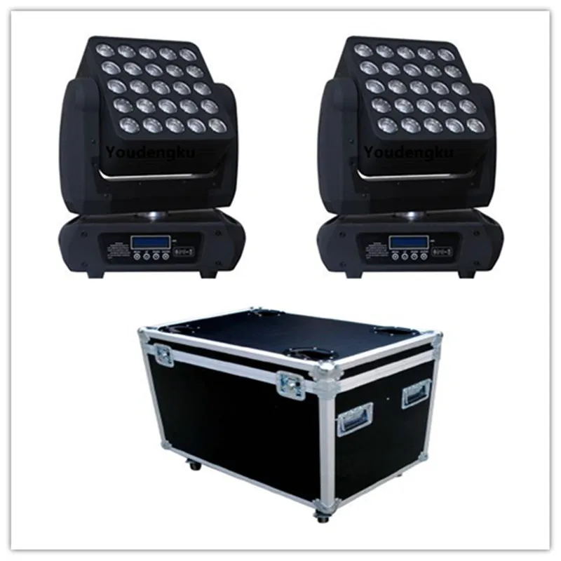 

6 pcs with flightcase 25*10W rgbw 4in1 matrix beam led moving head light Magic Panel Matrix LED Moving Head