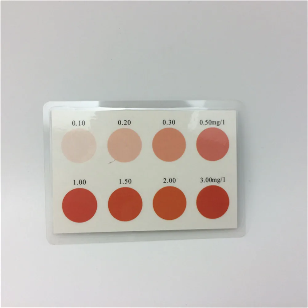 Total iron determination kit for rapid detection of heavy metal iron ion concentration in water