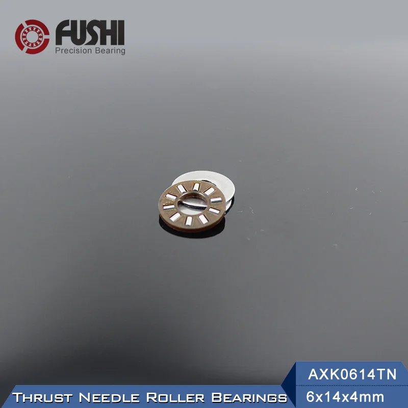 

AXK0614TN + 2AS Thrust Needle Roller Bearing With Two AS0614 Washers 6*14*4mm ( 10 Pcs) AXK0614 NTB0614 Bearings