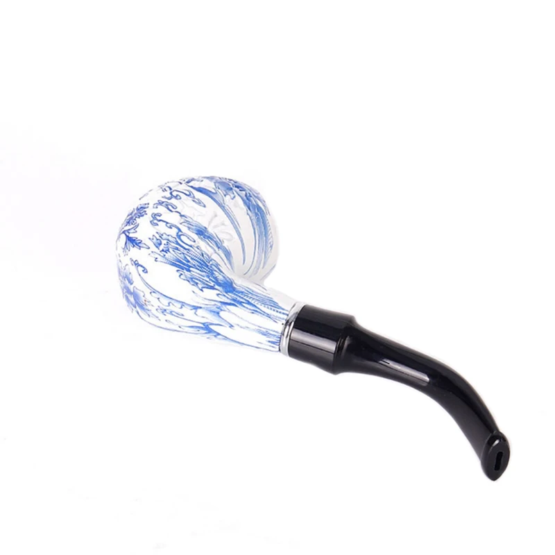 Chinese Style Pipes Chimney Smoking Pipe Mouthpiece Herb Tobacco Pipe Cigar Gifts Narguile Grinder Smoke Cigarette Holder