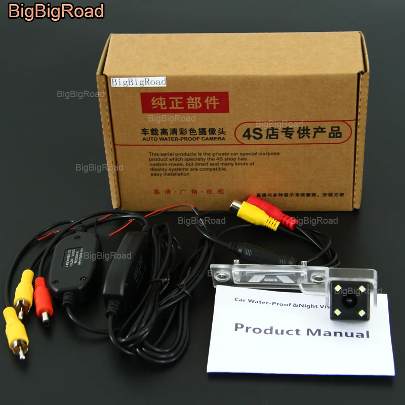 BigBigRoad Wireless Camera Car Rear View Camera For Volkswagen Passat Multivan T5 Sagitar Jetta Touran Caddy Transporter T5