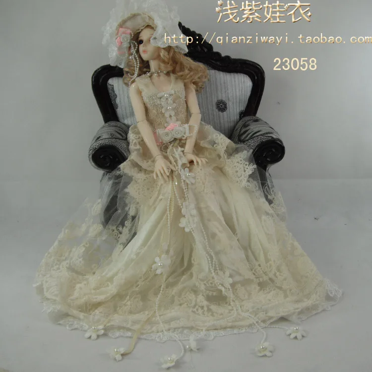 1/4 1/3 scale BJD Dress set for BJD/SD clothes doll accessories,Not included doll,shoes,wig and other accessories 18D1523