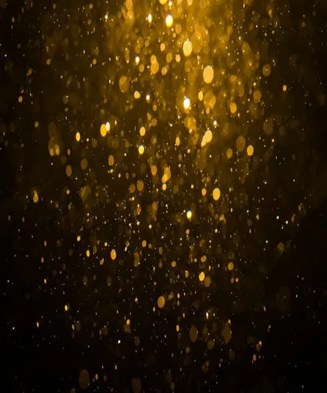 gold bokeh Black sparkly photo backdrop  High quality Computer print party photo studio background