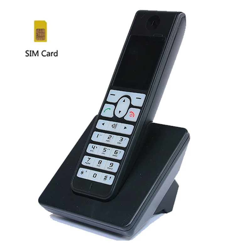 Telefone Móvel sem Fio Gsm 850 900 1800 1900ghz com Retroiluminação Sms Tela Colorida Fixo para Casa
