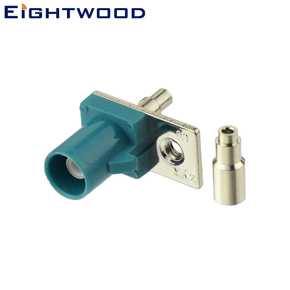 

Eightwood 5PCS Fakra Z Plug Male RF Coaxial Connector Adapter Straight Waterblue /5021 Neutral Coding for GPS Antenna