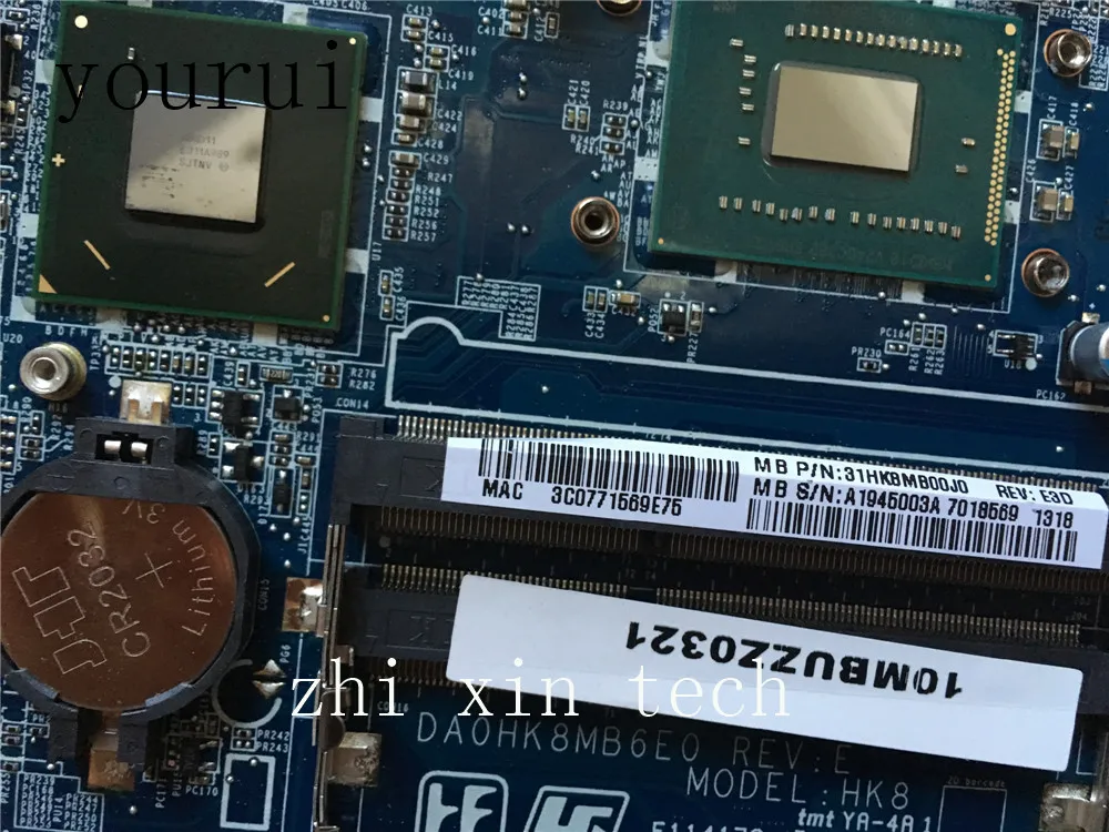 yourui For Sony SVF142 SVF142C29U Laptop motherboard with i3-3227u CPU  A1945003A DA0HK8MB6E0 Test ok 100% original