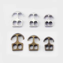 10Pcs Tibetan Silver Fashion Simple Anchor Hook Clasp For 3mm 4mm 5mm Round Leather Cord Bracelet Jewelry Findings Accessories