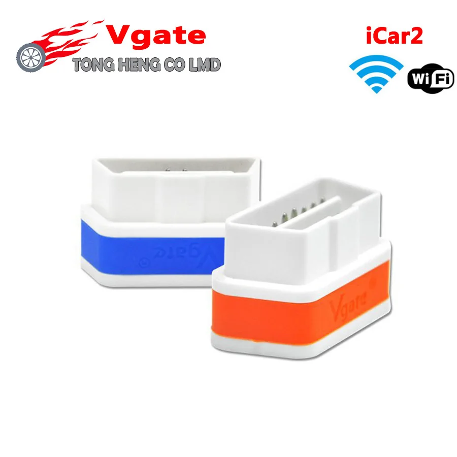 

DHL бесплатно Vgate WiFi iCar 2 OBDII ELM327 iCar2 Wifi Vgate OBD диагностический интерфейс для IOS iPhone iPad Android