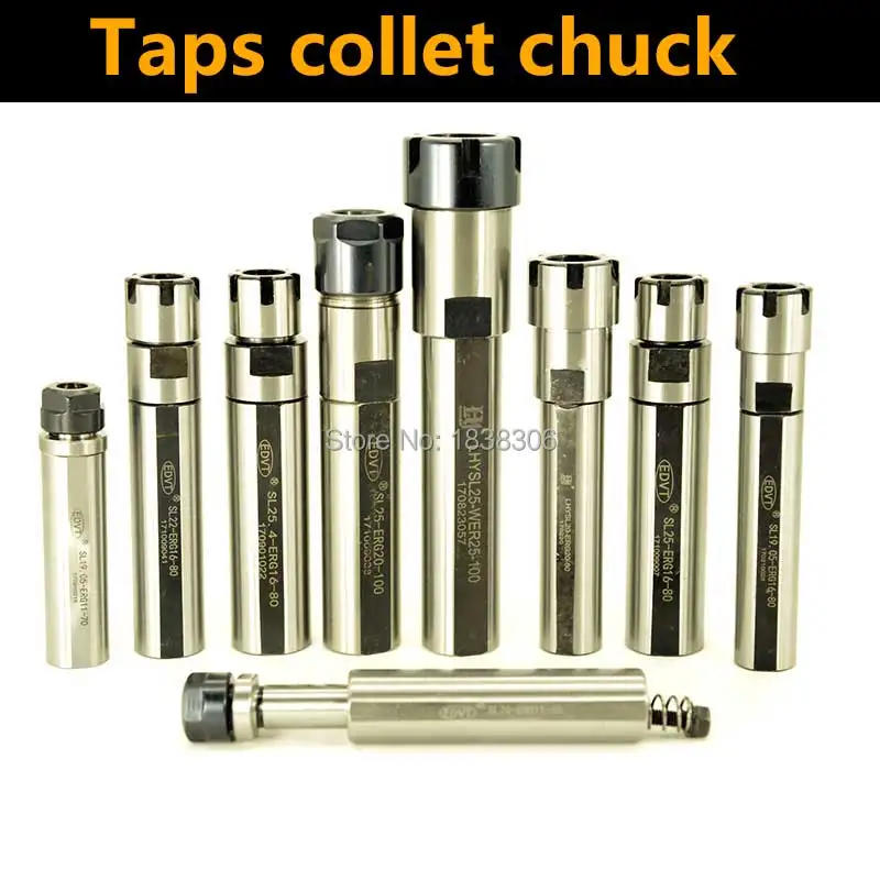 

ER ER11 ER16 ER20 ER25 collet chuck Taps Tool Holder retractable Tapping Chuck 1pcs Floating straight shank tapping