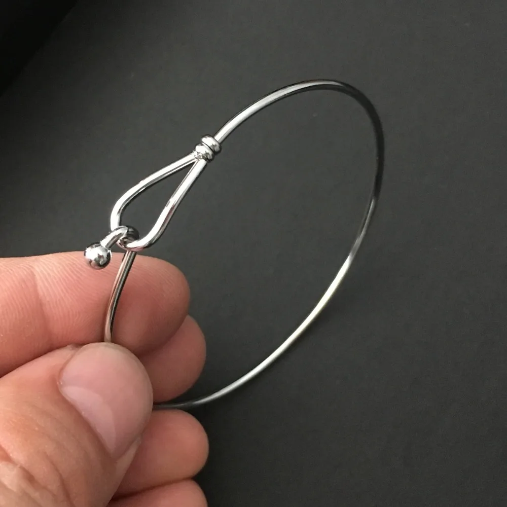 

3 шт./лот, простой браслет из нержавеющей стали, стальная проволока, цепочка-манжета, браслет, подарки для женщин и мужчин, ювелирные изделия «сделай сам»