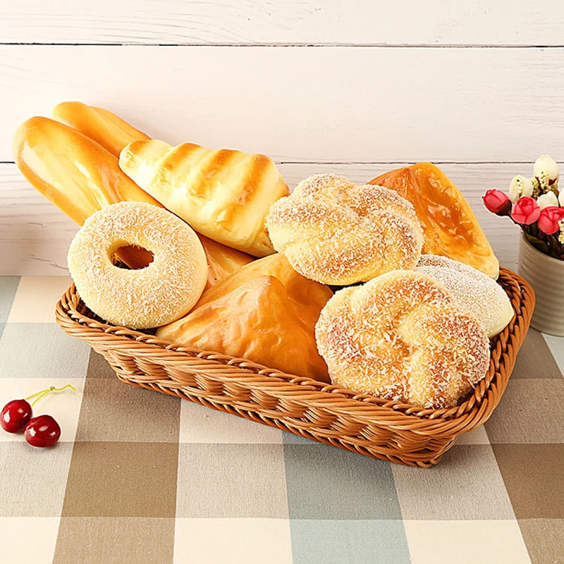 Simulation Donut Artificial Bread Doughnuts  Fake Cake Bakery Room Photography Props Window Decoration Wedding Party Home Decor