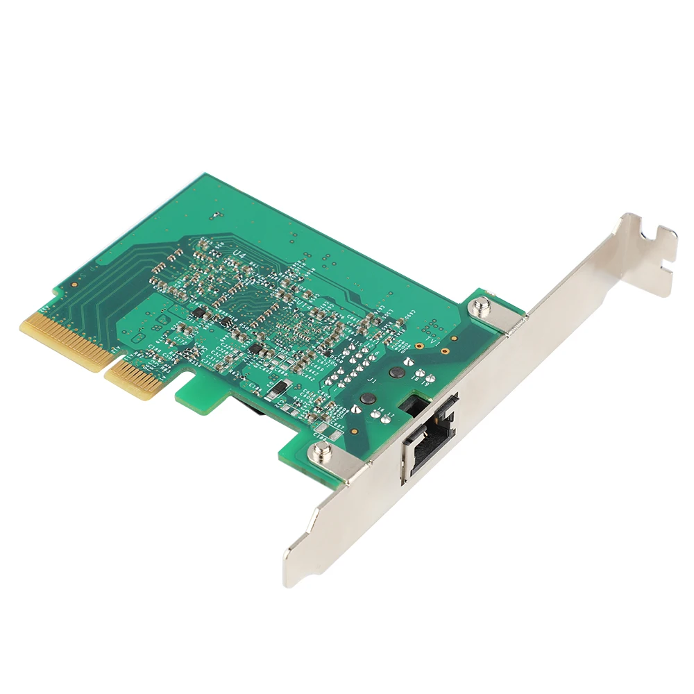 PCIe 10 Gigabit Ethernet การ์ดเครือข่าย PCI express 1 RJ45 พอร์ต 10/100/1000/10000 base - T Network LAN Controller