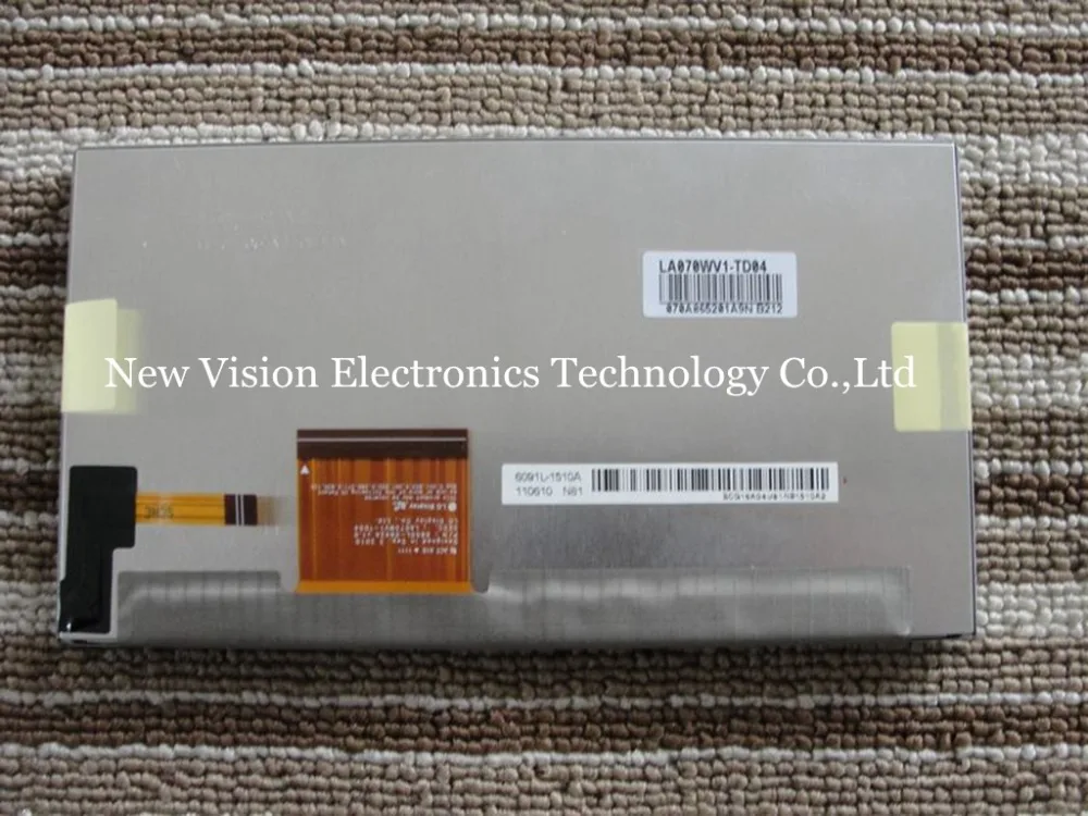 LA070WV1-TD04 LCD 디스플레이 스크린 패널 모듈, LA070WV1(TD)(04), 정품 A + 품질, 7 인치, 800x480, LG 차량용 GPS 내비게이션