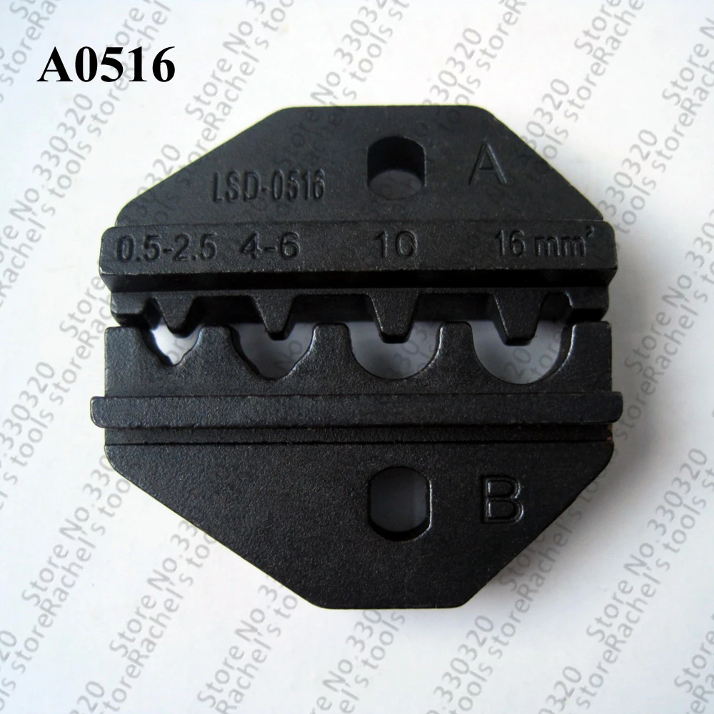 A0516 crimping jaw for non insulated cable lug terminal,crimping die set