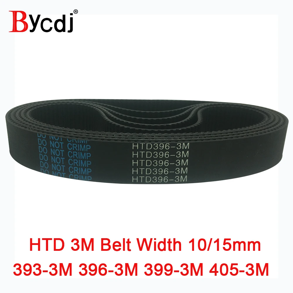 Arc HTD 3M Timing belt C=393 396 399 405 width 6-25mm Teeth131 132 133 135  HTD3M synchronous pulley 393-3M 396-3M 399-3M 405-3M