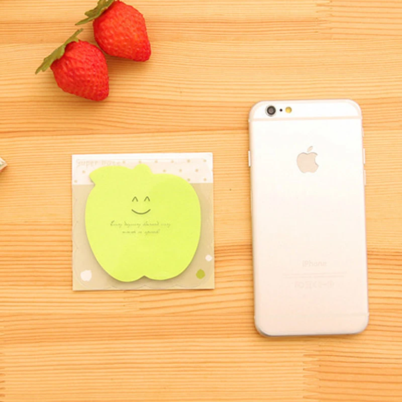 Candy colors Creative Sticky Notes Memo Pad Paper Sticker Gift Cartoon Cute Wall stickers Fridge sticker N times 8 color