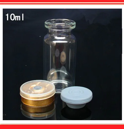 Free shipping clear glass vial