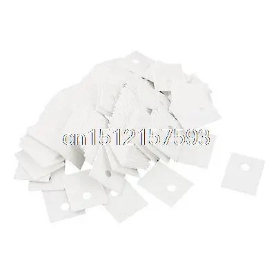 

100Pcs TO-3P TO-247 20x25mm Transistor Heat Sink Ceramic Insulator Plates Sheet