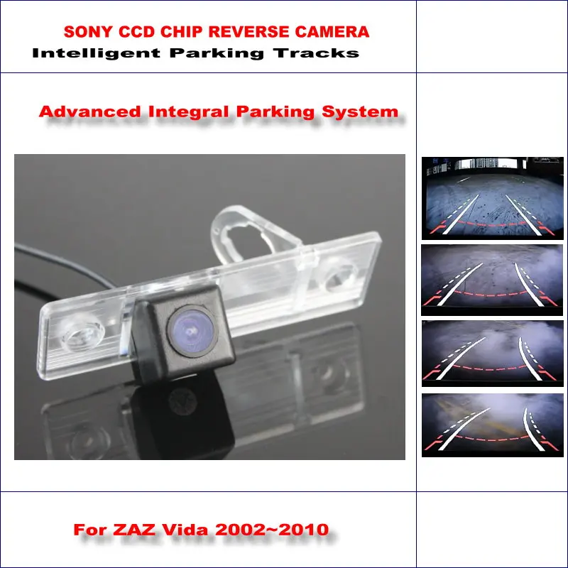 

For ZAZ Vida 2002-2010 Car Rear Camera Intelligent Parking Tracks Reverse Backup Dynamic Guidance Tragectory CAM