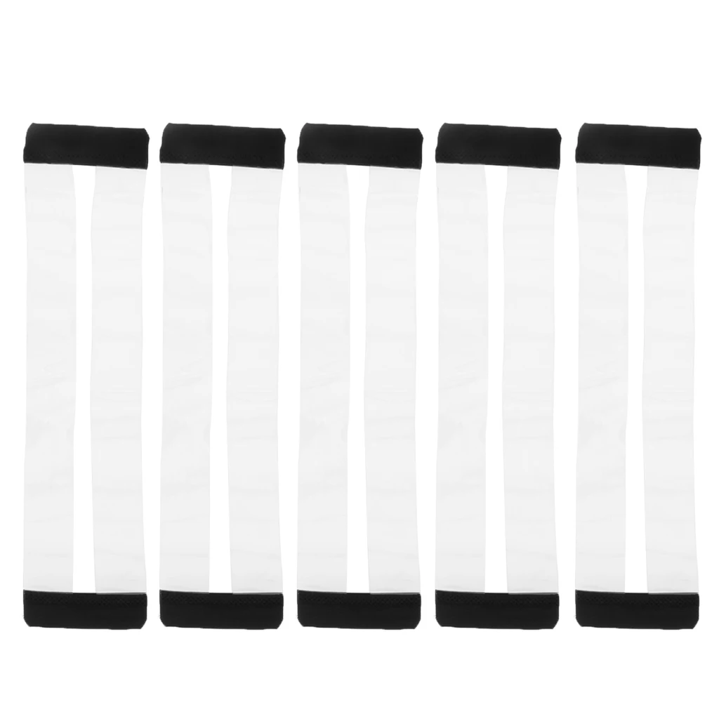 5x Clear Invisible Womens Non Slip Buckle Bra Extender 3 Hook Bra Extension Underwear Straps for Backless Clothing