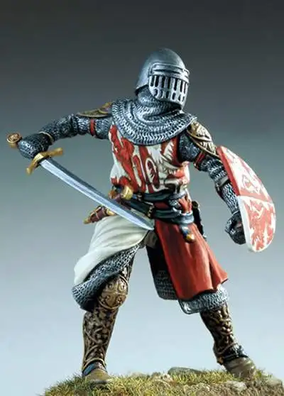 

Assembly Unpainted Scale 1/32 54mm Florentine Knight 1280 Office 54mm figure Historical Resin Model