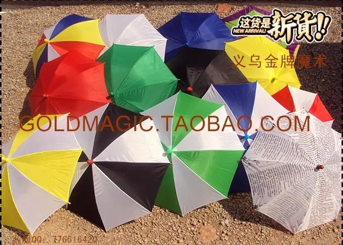 Wholesale 10pcs/lot Parasol Stage Magic Umbrella 41cm Length Many Colors Magic Props Classic Magic Accessories