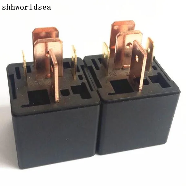 shhworldsea 1pcs 5pcs 30pcs 12V 5 Pin Automotive Relay 80A  Waterproof Van Boat Spotlight Changeover