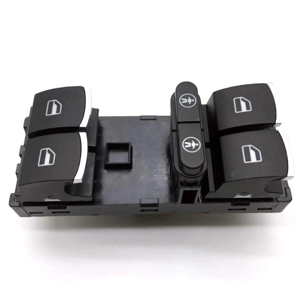 For VW Touareg Sharan For Seat Alhambra 2011 2012 2013 2014 2015 2016 Chrome Master Power Window Switch Button 7P6959857