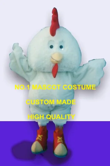 

New Custom Cute White/Yellow Big Little Chicken Mascot Costume Cartoon Anime Cosply Costume Carnival Fancy Dress Kits Suit 1923