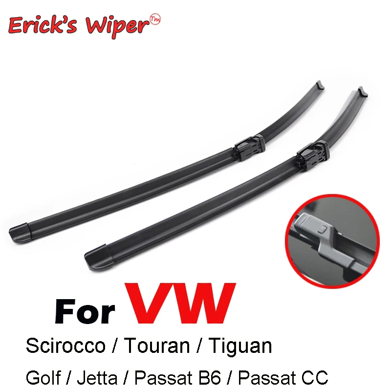 Erick\'s Wiper LHD Front Wiper Blades For VW Golf 5 6 Passat B6 CC Scirocco Jetta Touran Tiguan Windshield Windscreen Window