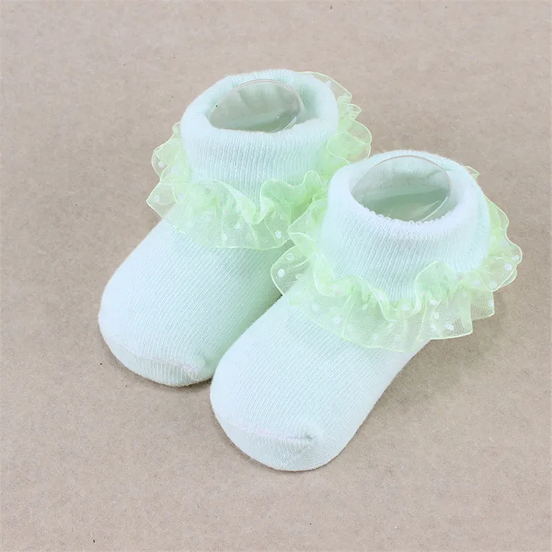 Cheap Stuff Newborn Socks Cotton Baby Socks Lace Baby Girl Ruffle Socks Summer Beautiful Children's Socks Accessories