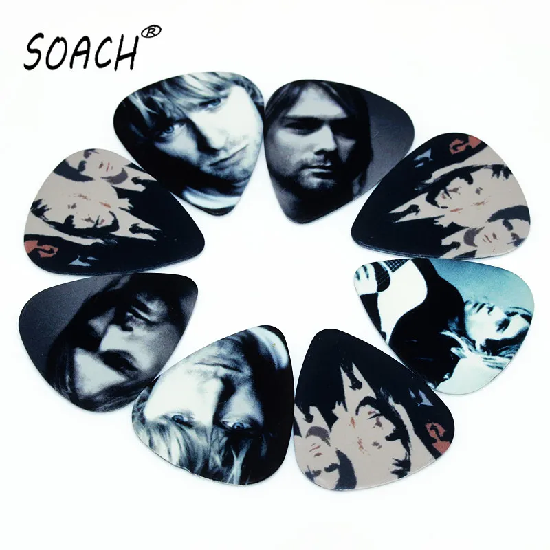 Soach10個0.71mmギターピック両面イヤリングピックdiyデザインギターアクセサリーピックギターピックギターストラップ