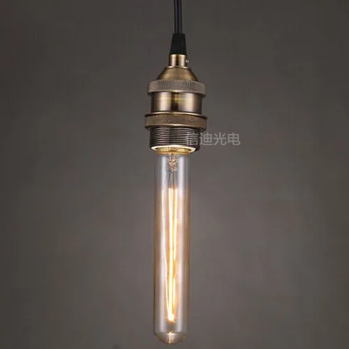 Edison decorative retro personality warm tungsten incandescent bulb E27 220V Warm fireworks light bulb T30-18