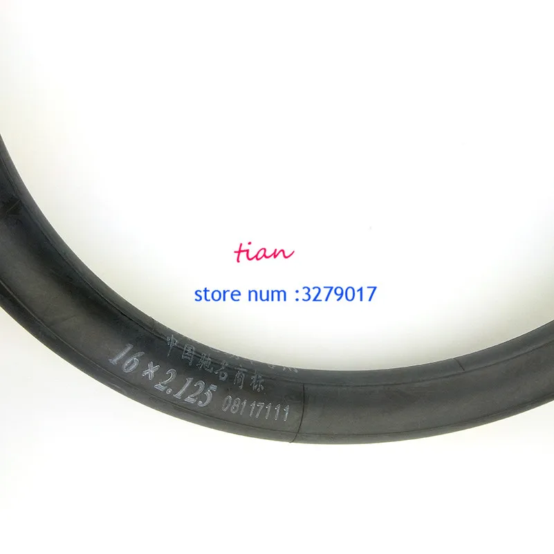 16 x 3.0  Inner Tube fits gas electric scooters and e-Bike Electric tricycle with a Bent Angle Valve Stem