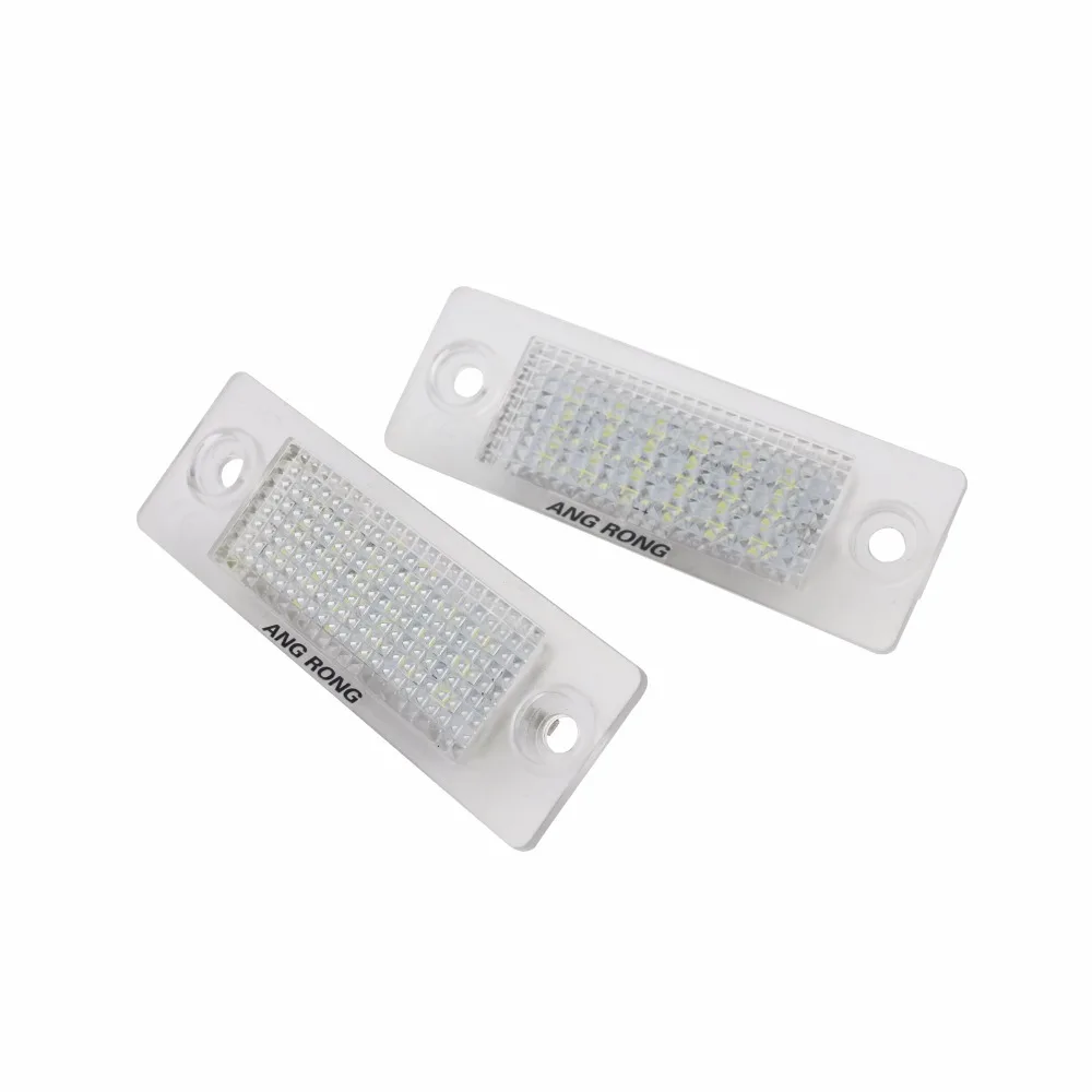 ANGRONG LED License Number Plate Light For VW Caddy III Box/Estate 2004-15 For Skoda Superb MK1 3U (B5) 2002-08 (CA239)