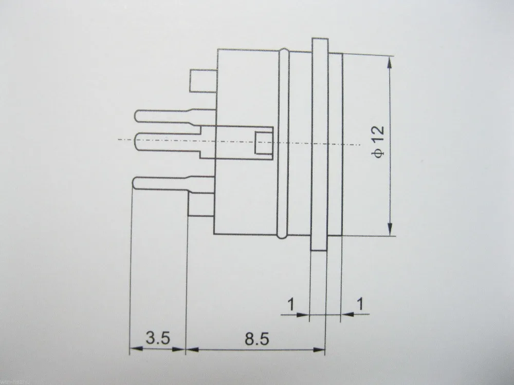 20pcs Mini 4 Pin DIN Jack Circular PCB Mount Female Connector